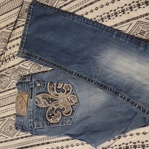 Miss Me Jeans, Bootcut, Size 31, Light Wash